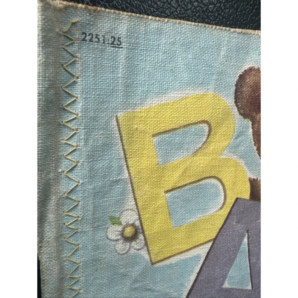 A Real Cloth Book - BABY - 1955 - Whitman publishing Company Scarce Cloth Book